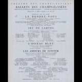 Ballets des Champs-Elysées - Programme n°2 de mars 1946, couverture de Bérard