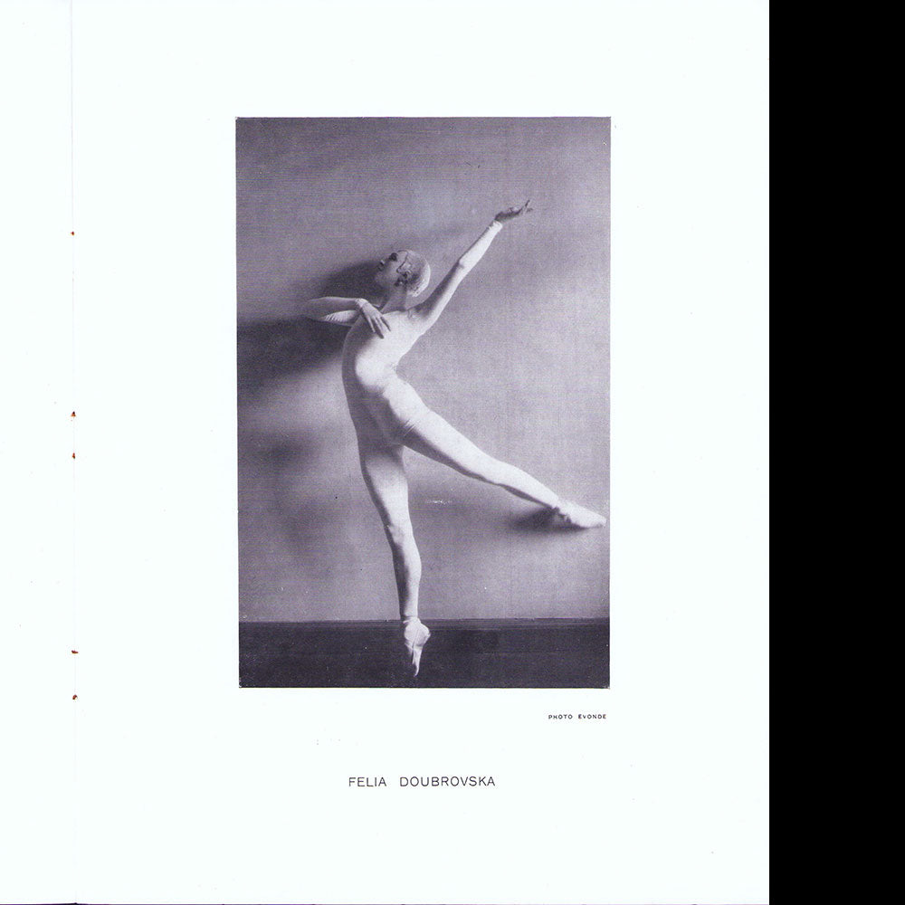 Ballets Russes - Programme de la XXIIème saison (1929), couverture de Chirico