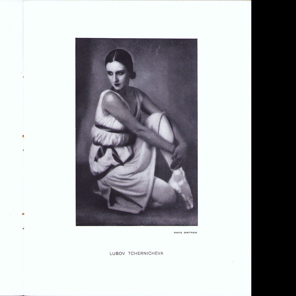 Ballets Russes - Programme de la XXIIème saison (1929), couverture de Chirico