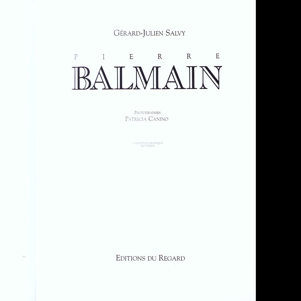 Gérard-Julien Salvy - Balmain (1996)