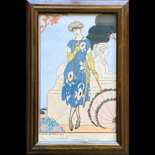 Cartier - Invitation de la maison Cartier illustrée par George Barbier (1919)