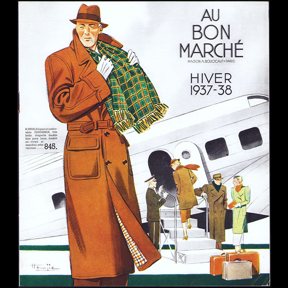 Au Bon Marché - Mode masculine, Hiver 1937-1938