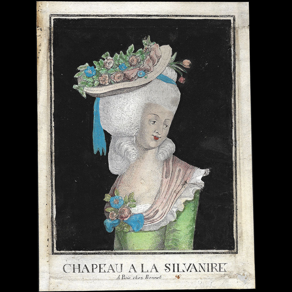 Bonnet - Chapeau à la Silvanire (circa 1780)