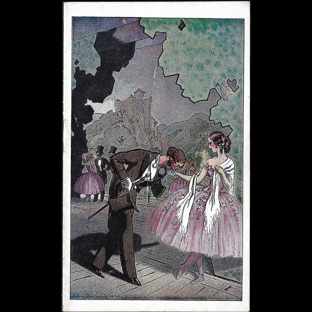 Madame sans-gêne - Programme de théâtre, couverture de Pierre Brissaud (1920-1921)