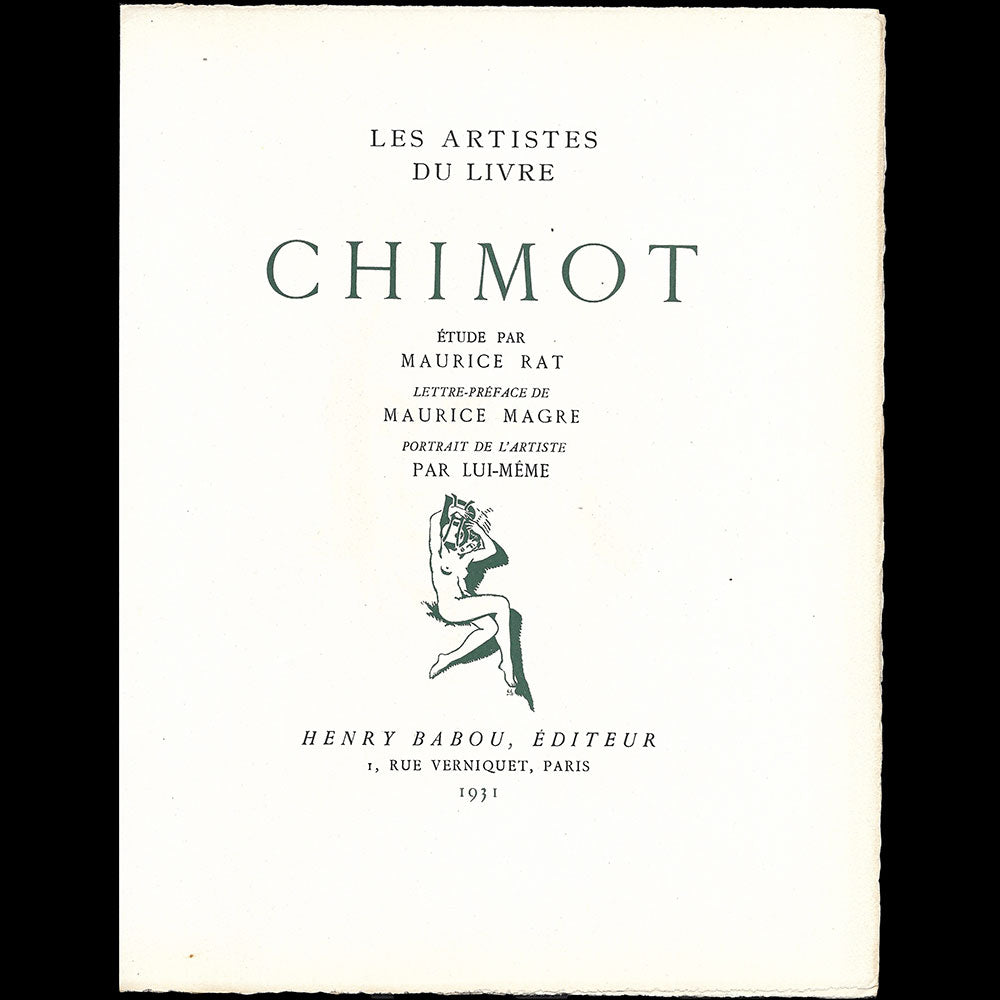 Chimot - Les Artistes du Livre (1931)