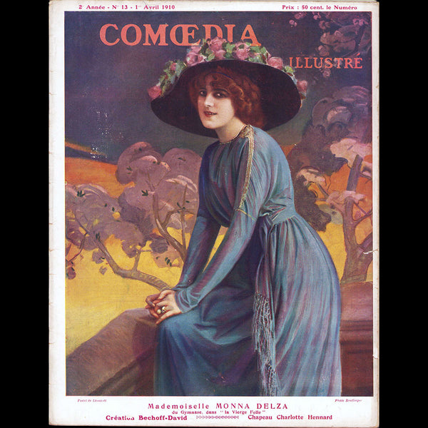 Comoedia illustré (1er avril 1910), couverture de Léonardi