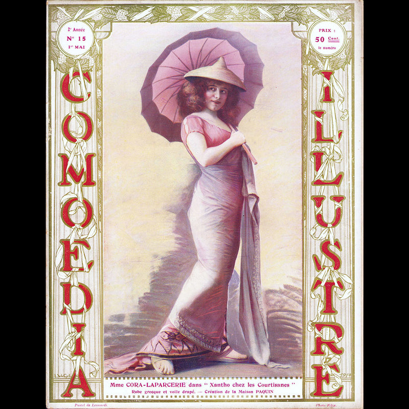 Comoedia illustré (1er mai 1910), couverture de Léonardi