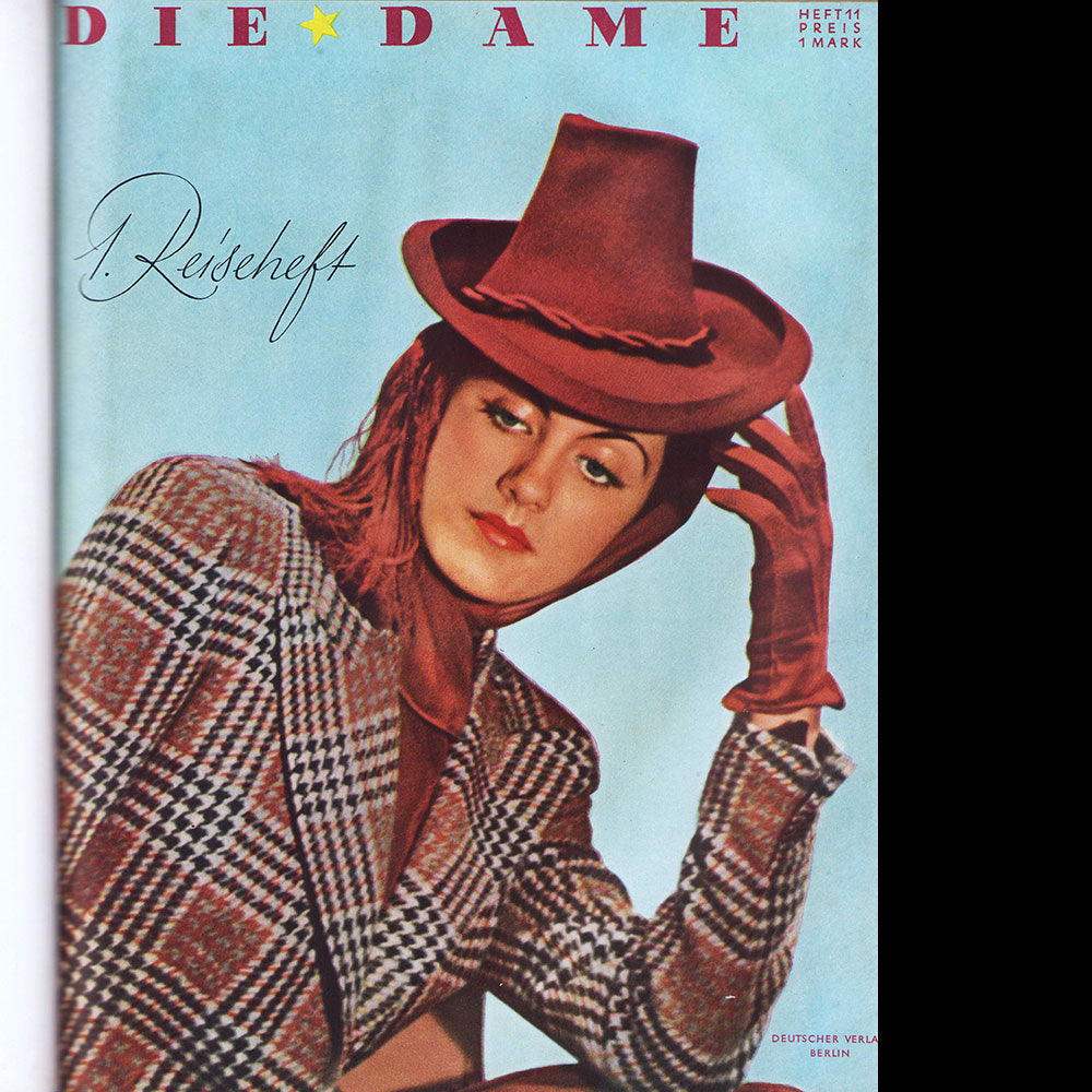 Die Dame 1939, réunion de 13 numéros (janvier à juillet 1939)