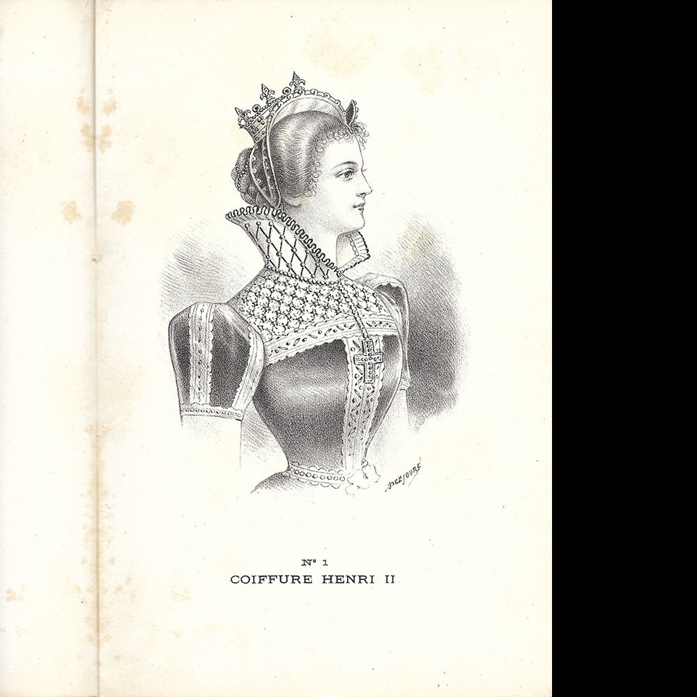 Exposition universelle de Paris - Catalogue illustré des coiffures exposées par l'Académie École Française au Palais du Costume (1900)