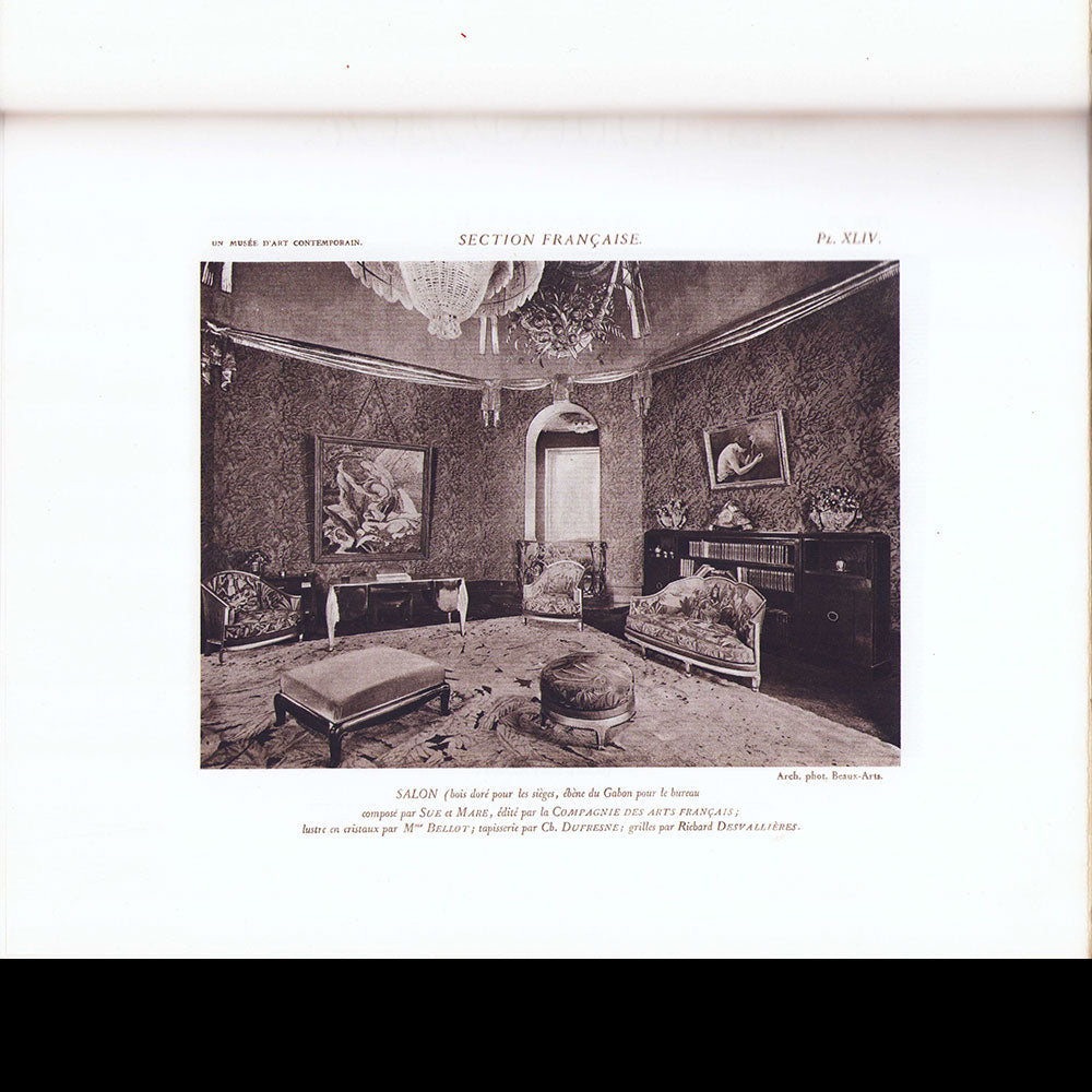 Exposition des Arts Décoratifs Paris 1925 - Rapport Général, Mobilier