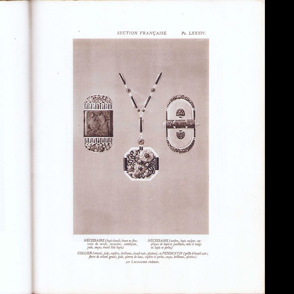 Exposition des Arts Décoratifs Paris 1925 - Rapport général classe 20 à 24, Parure