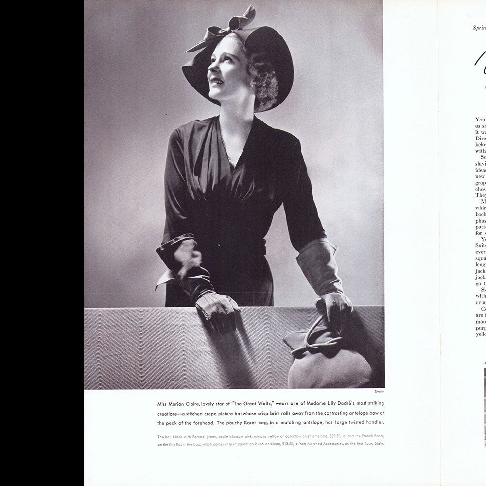 Marshall Field & Company - Fashions of the Hour, Spring 1936