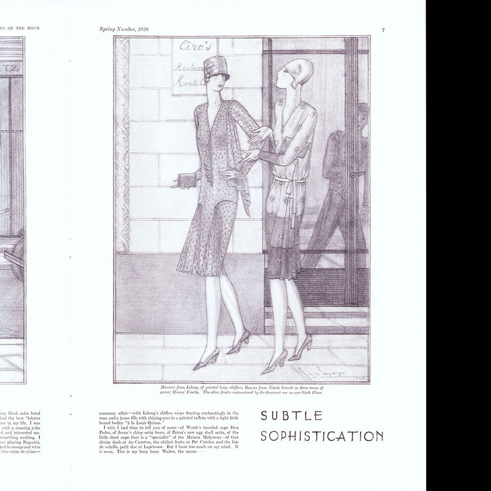 Marshall Field & Company - Fashions of the Hour, Spring 1928
