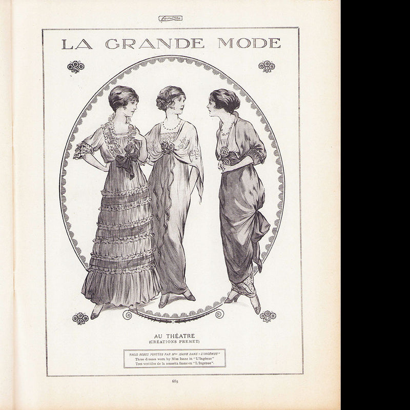 Fémina (15 décembre 1913), couverture de Javier Gosé