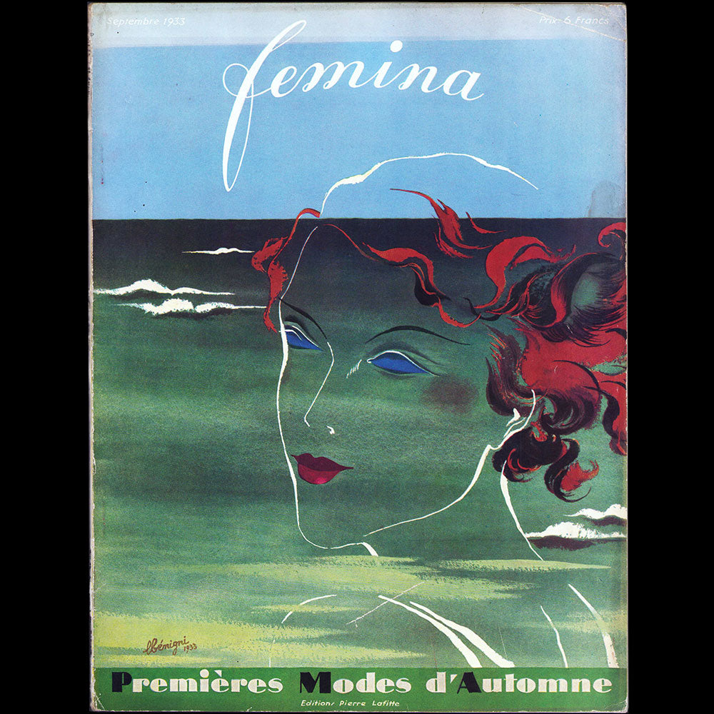 Fémina (septembre 1933), couverture de Léon Bénigni