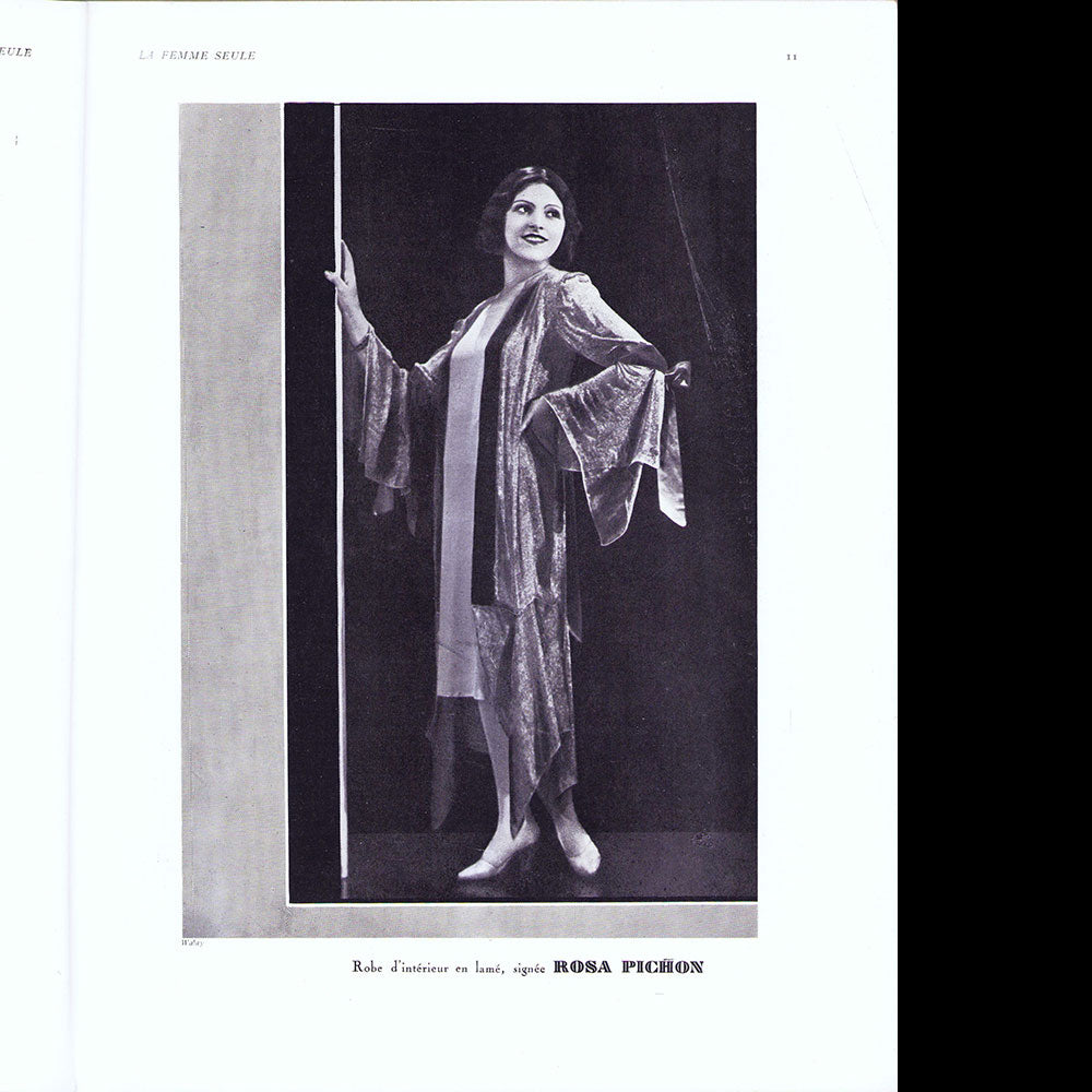 La Femme seule, août - septembre 1929