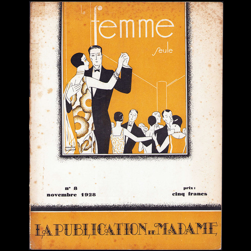 La Femme seule, n°8, novembre 1928