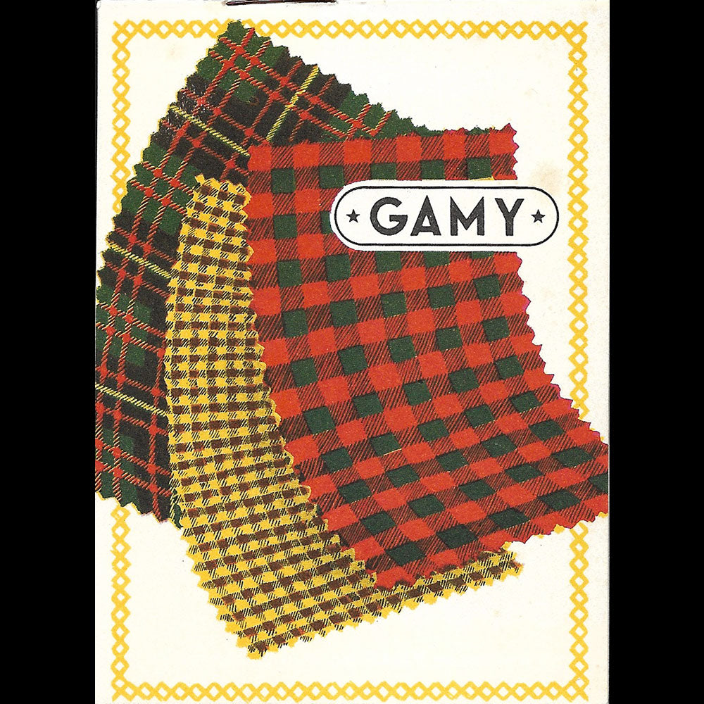 Gamy - Catalogue de tissus (1950s)