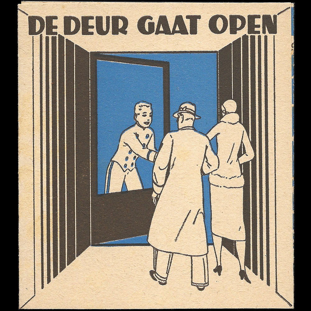 Haverschmidt & Klaje - invitation de la chemiserie de Hilversum (1940s)