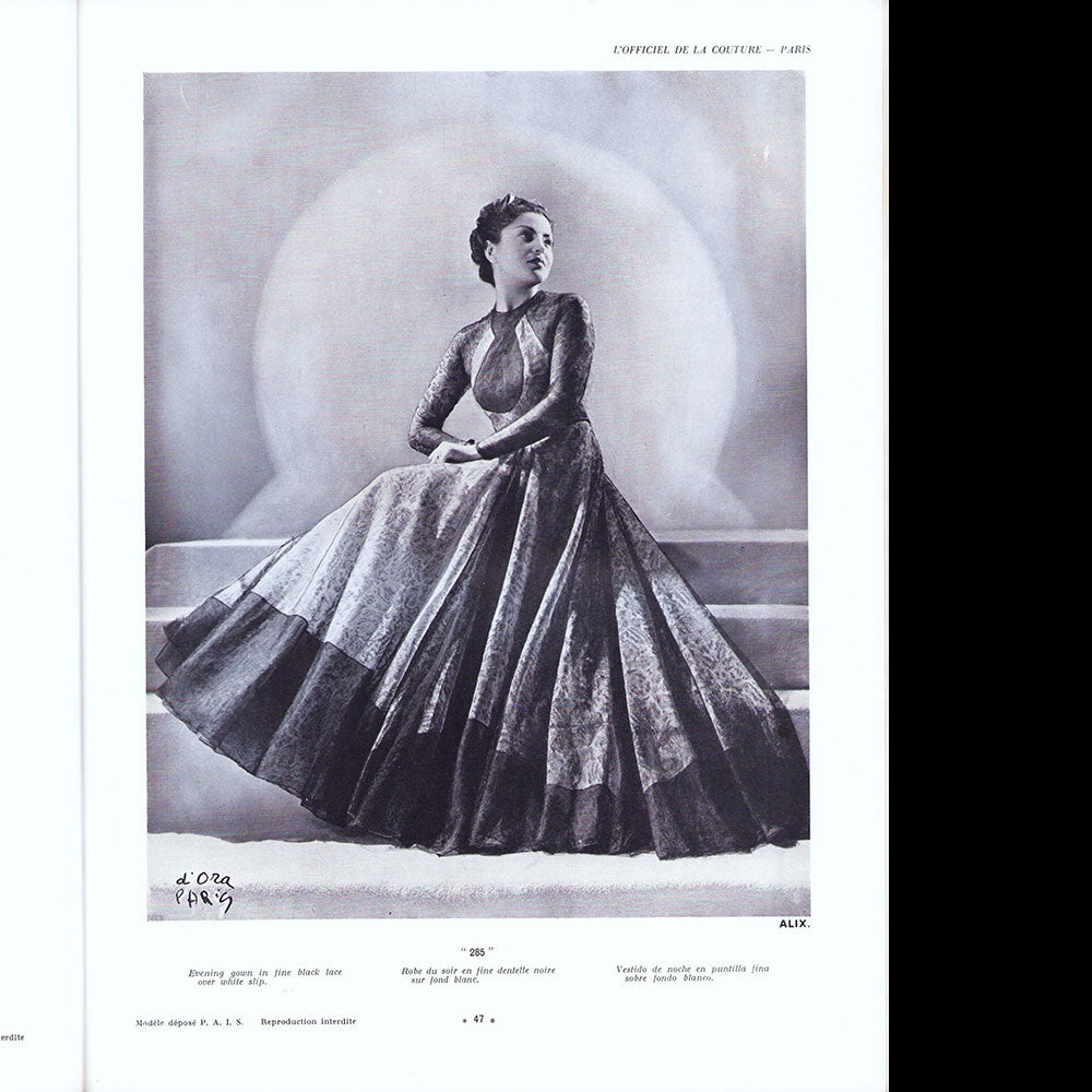 L'Officiel de la mode et de la couture de Paris - novembre 1936