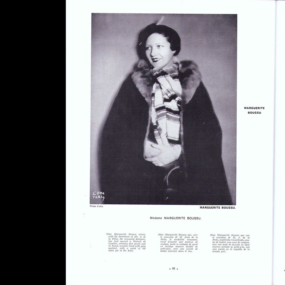 L'Officiel de la mode et de la couture de Paris - février 1935