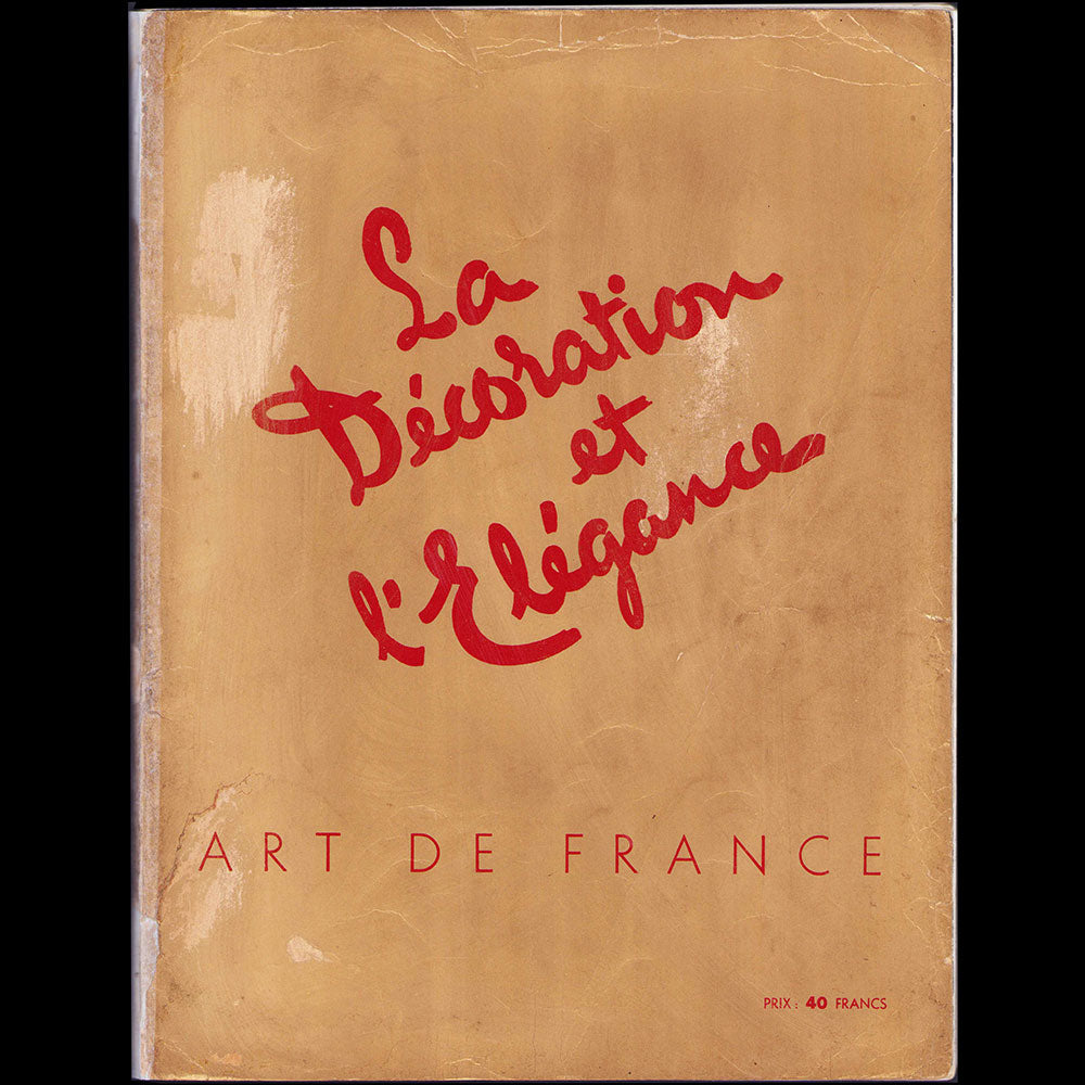 Art de France - La Décoration et l'Elégance, 1941