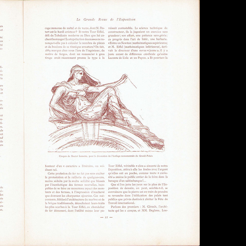 1900, La Grande Revue de L'Exposition, n°1 (novembre 1899)