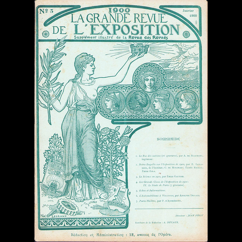 1900, La Grande Revue de L'Exposition, n°3 (janvier 1900)