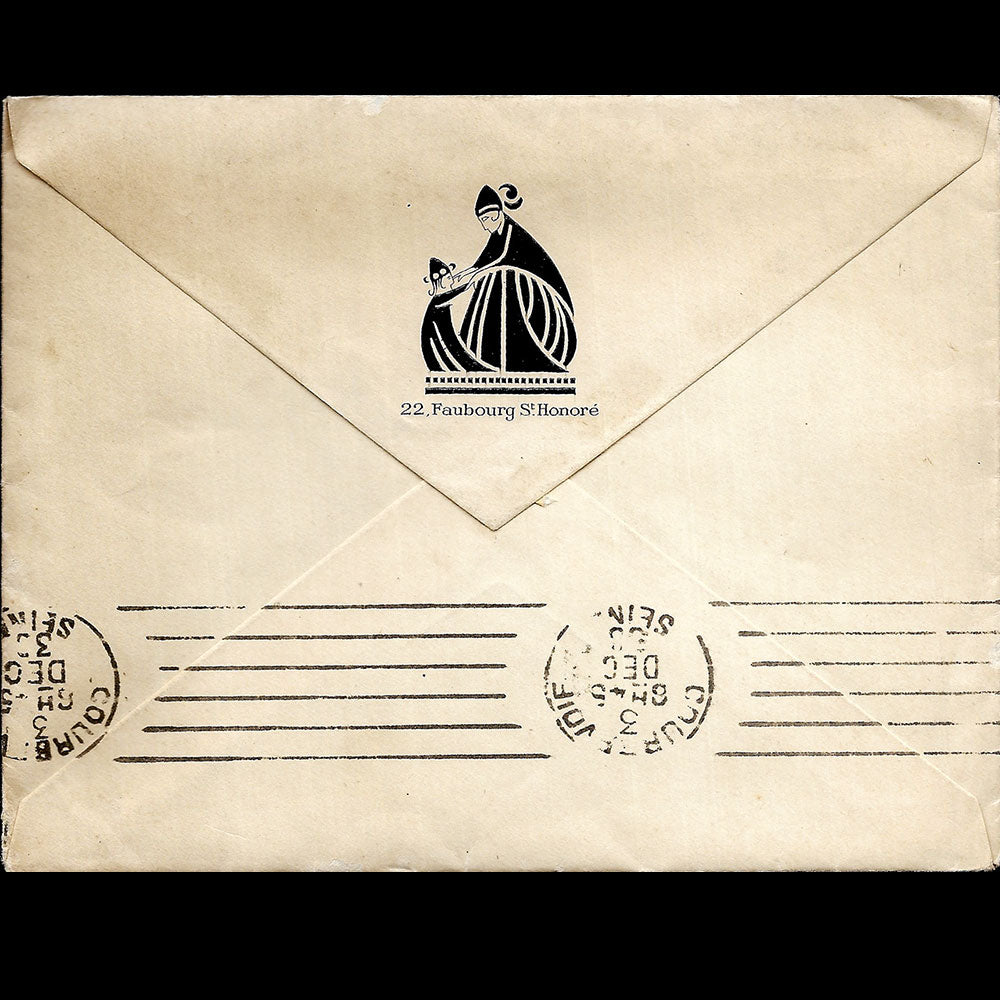 Jeanne Lanvin - Correspondance de la maison de couture 22 faubourg Saint-Honoré (1938)