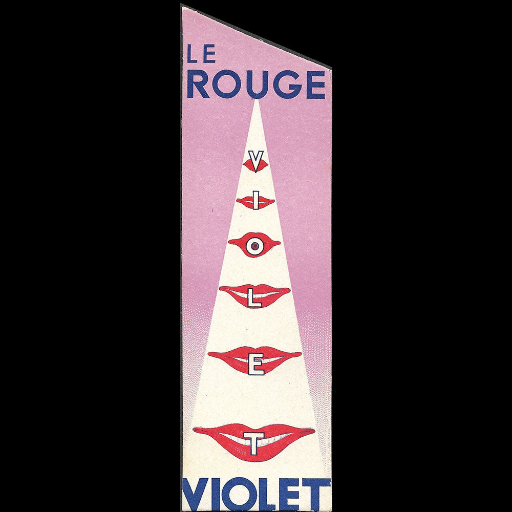 Violet - Rouge et Apogée, marque page (circa 1932)