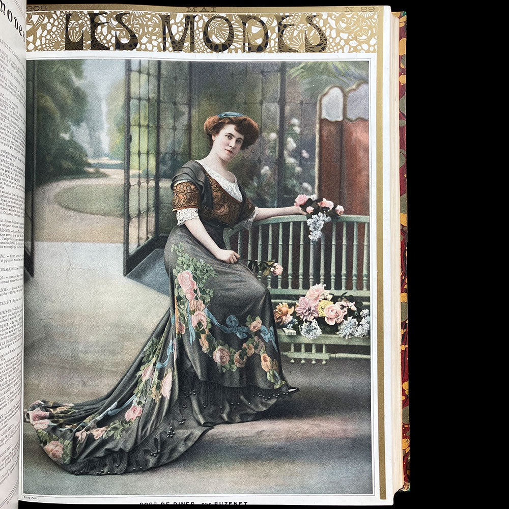 Les Modes - Réunion des 12 numéros de l'année 1908