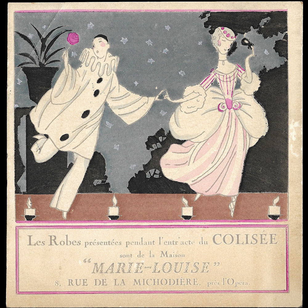 Marie Louise - Carte publicitaire (1910-1920s)