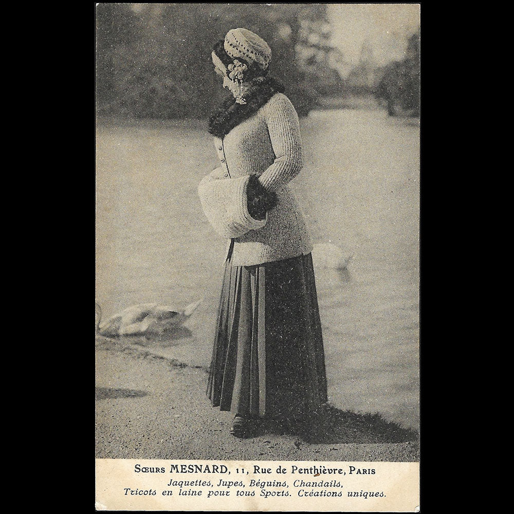 Mesnard Soeurs - Modèle de la maison spécialisée en maille, 11 rue de Penthièvre à Paris (1910)