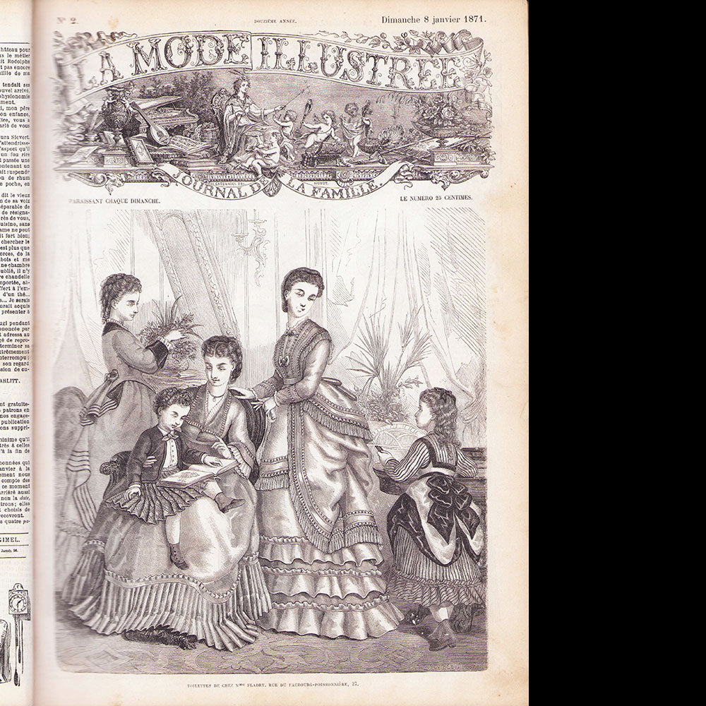La Mode Illustrée, année 1871