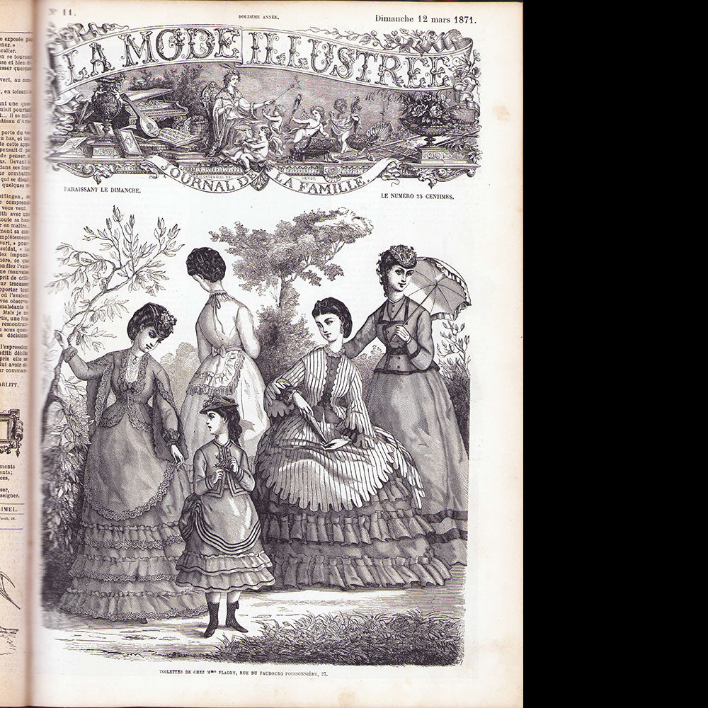 La Mode Illustrée, année 1871