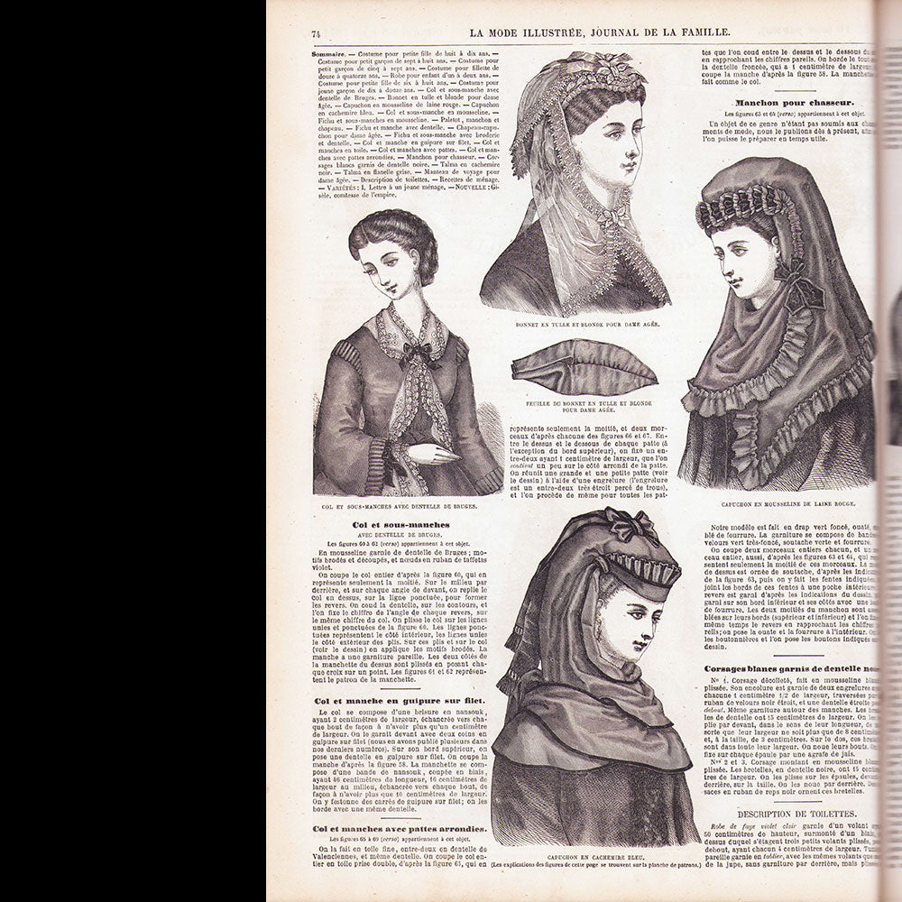 La Mode Illustrée, année 1871