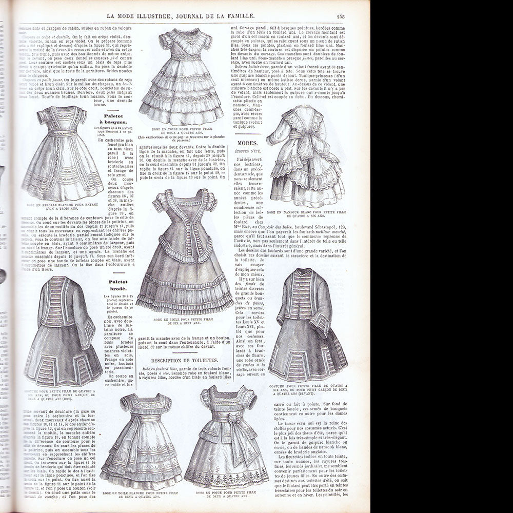 La Mode Illustrée, année 1871
