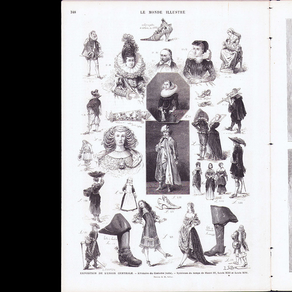 Le Monde Illustré - Union Centrale des Beaux Arts, Musée Historique du Costume (28 novembre 1874)