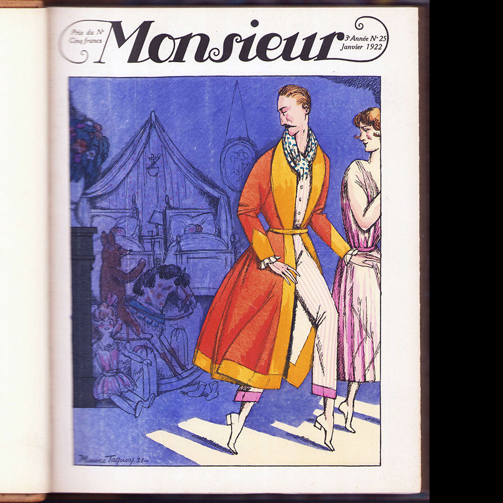 Monsieur, Revue des élégances - Réunion des 12 livraisons de janvier à décembre 1922
