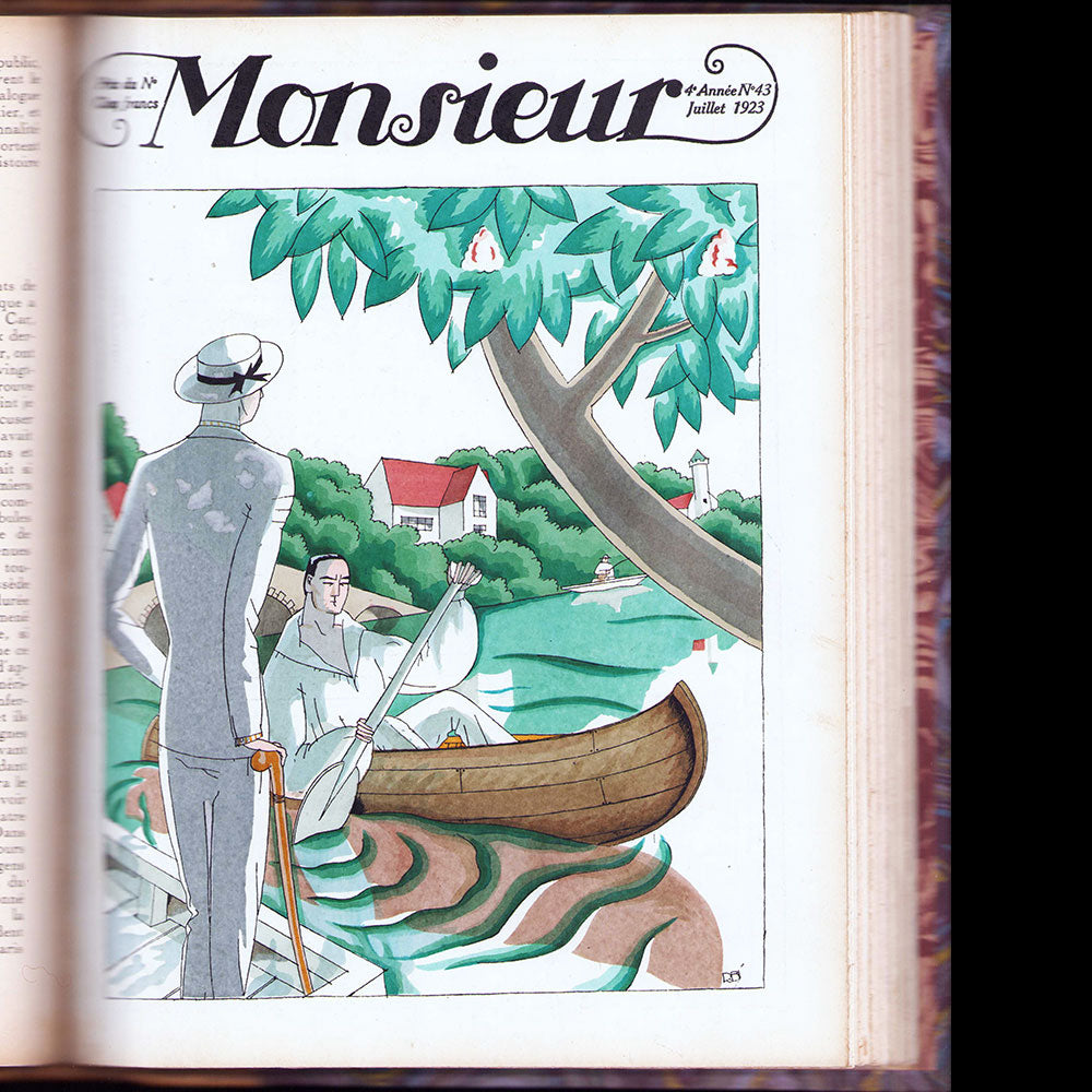 Monsieur, Revue des élégances - Réunion des 12 livraisons de janvier à décembre 1923