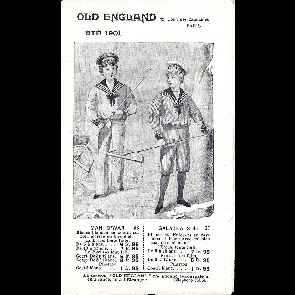 Old England, Saison Eté 1901