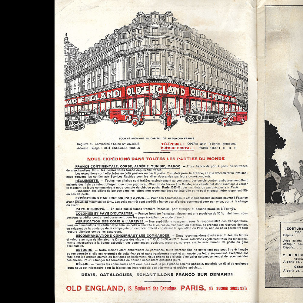 Old England - Catalogue (1930s)