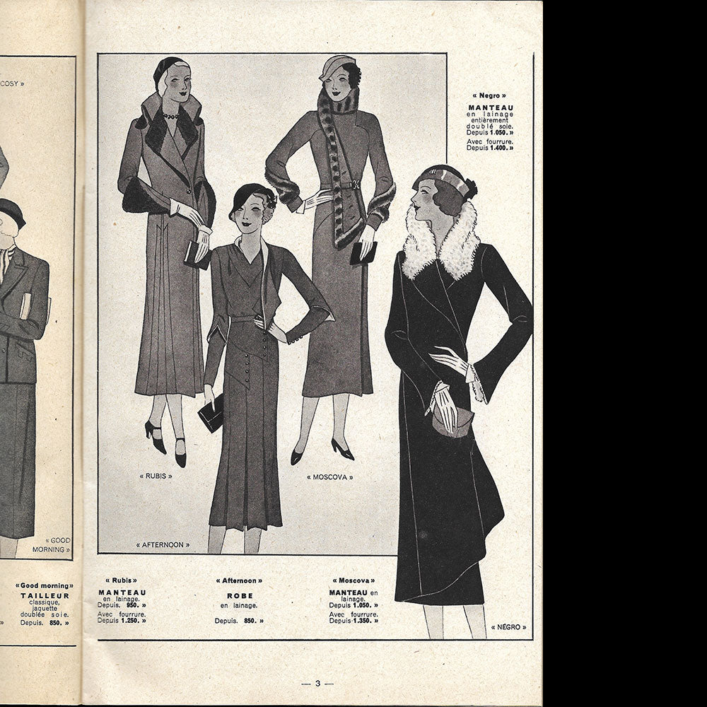 Old England - Catalogue Nouveautés pour l'Hiver (1930s)