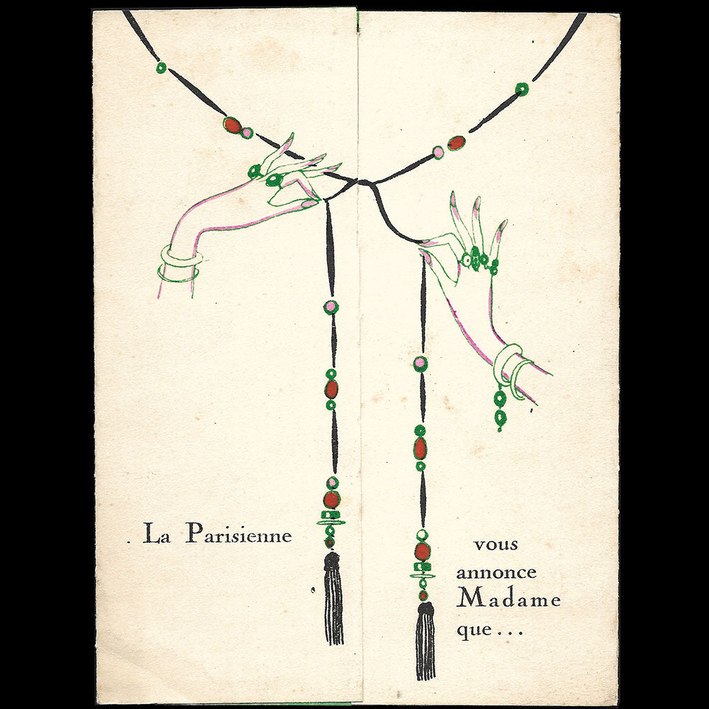 Joseph Paquin - La Parisienne vous annonce, Invitation (1914)