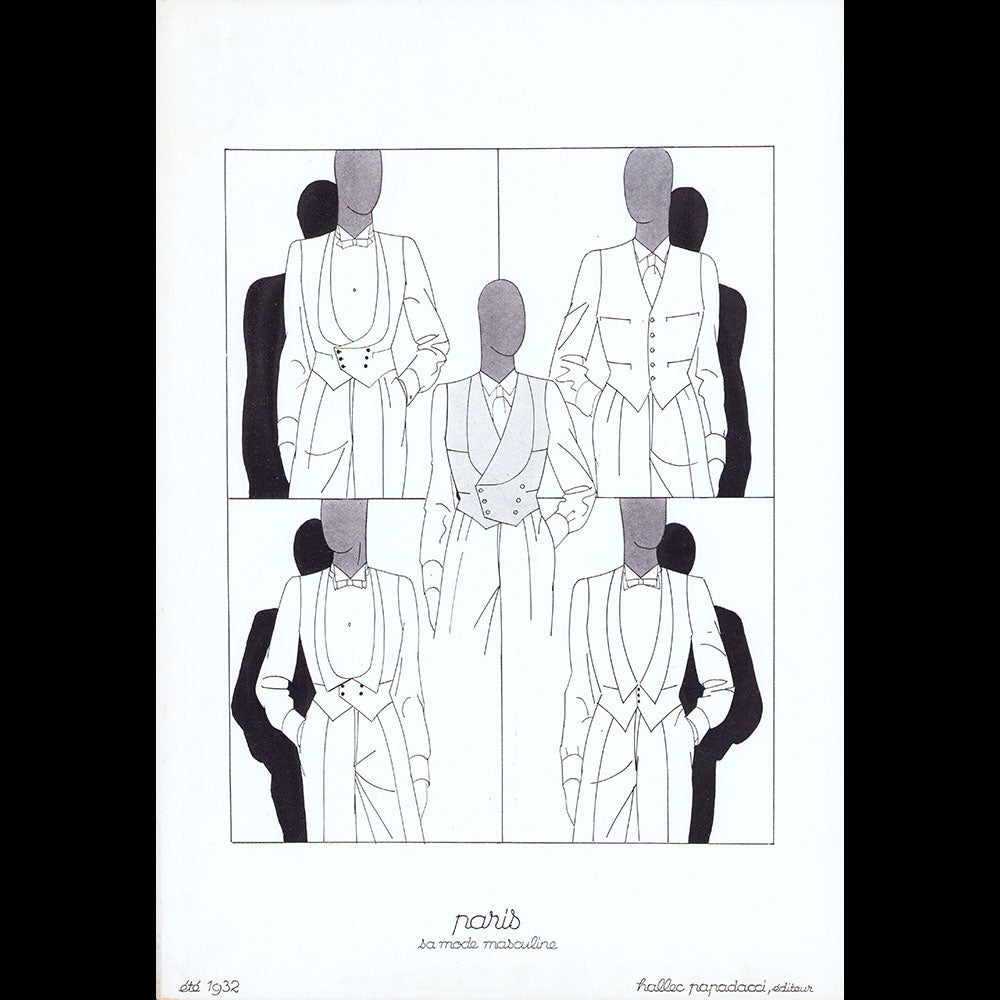 Paris, sa mode masculine, été 1932
