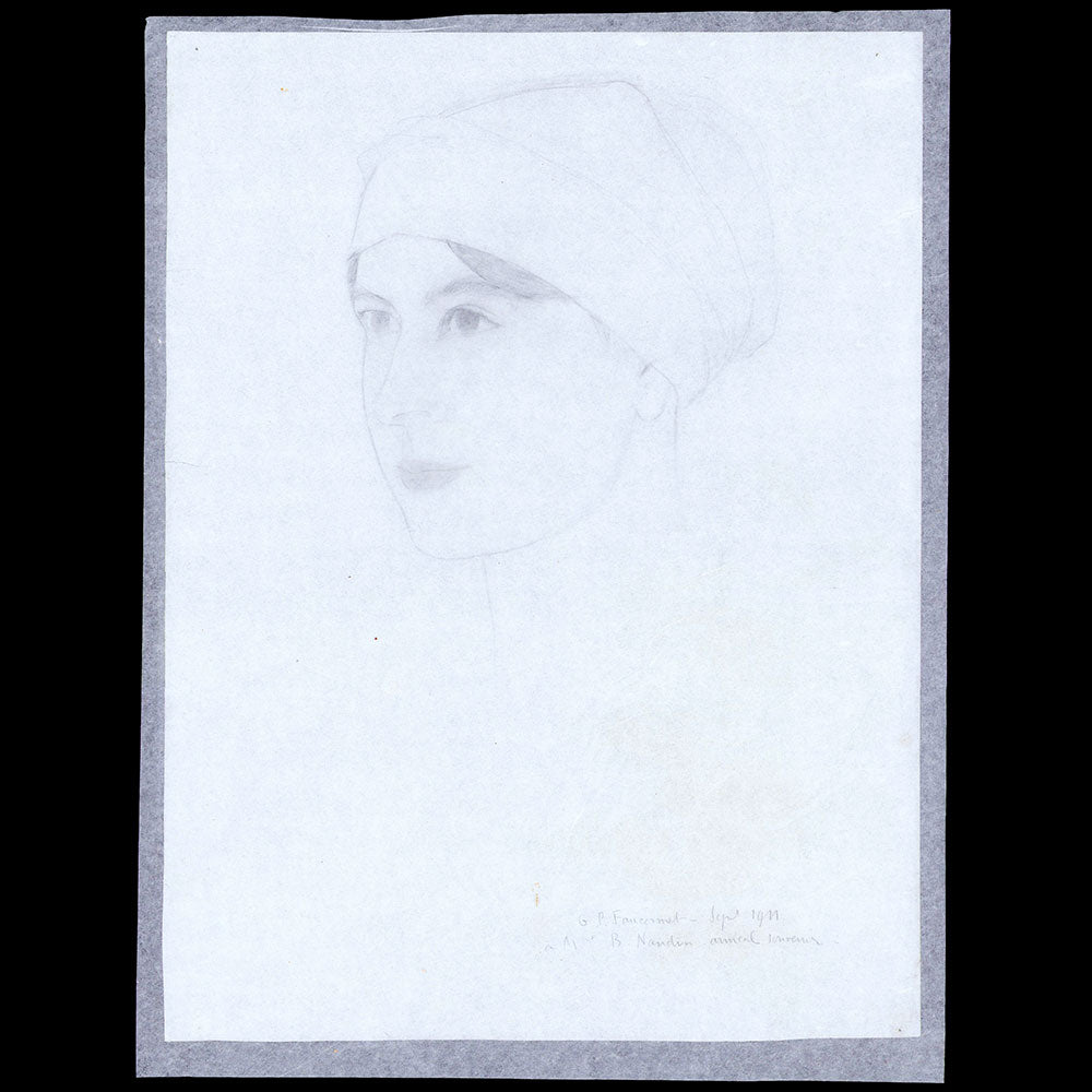 Poiret - Denise Poiret, portrait par Guy Pierre Fauconnet (1911)