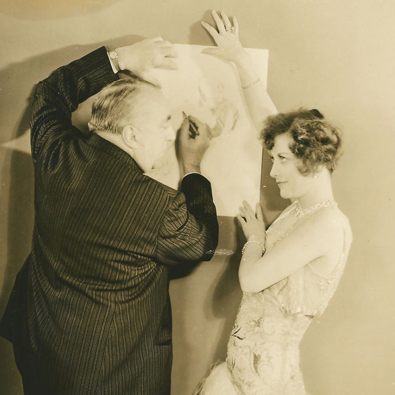 Paul Poiret et Joan Crawford (circa 1927)