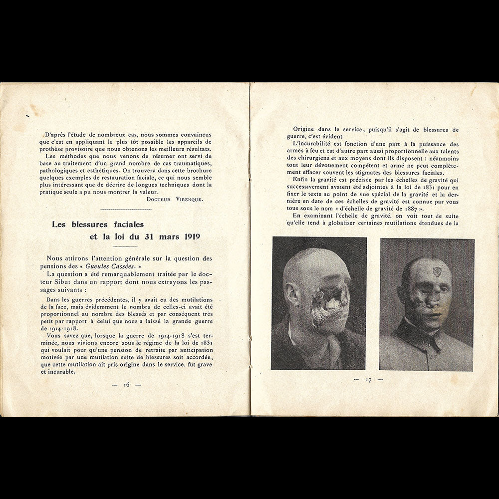 Paul Poiret - Livret de présentation des Gueules Cassées pour la soirée du 6 juin 1924