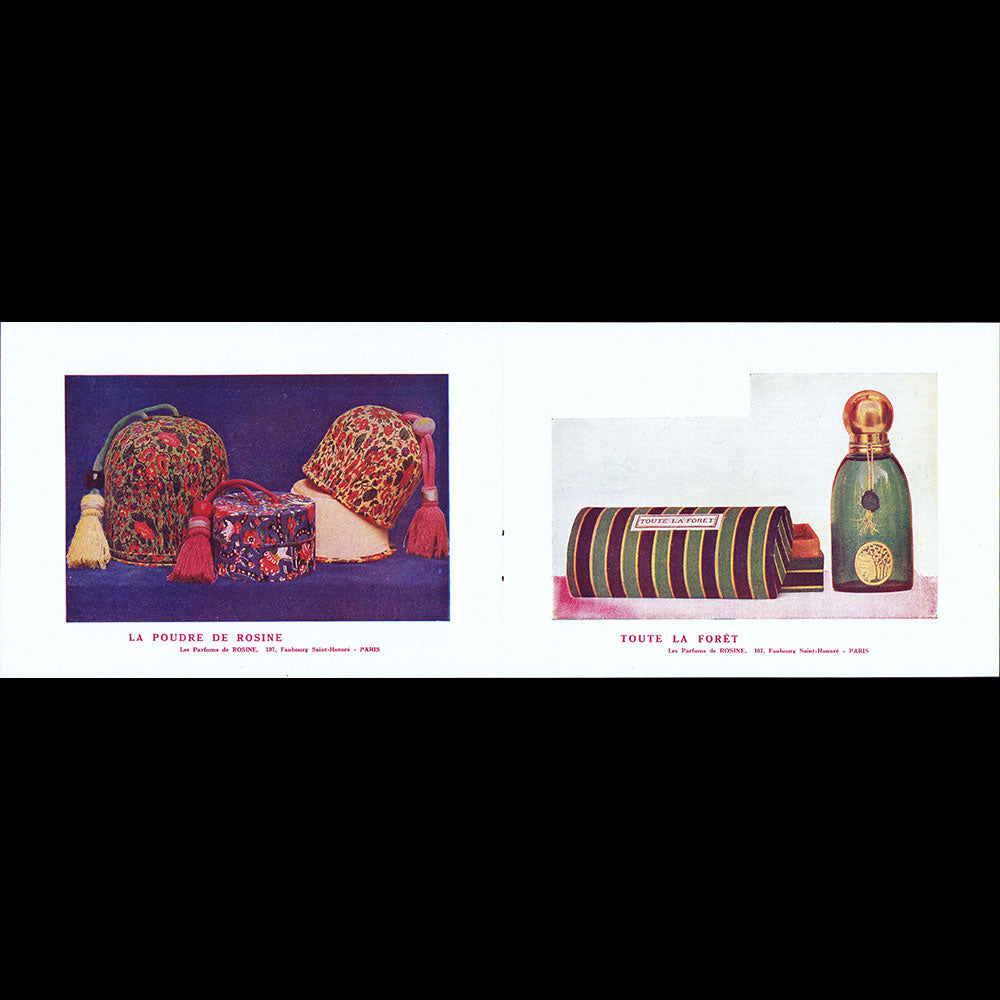 Paul Poiret - Toute la Forêt et Les Poudres de Rosine, parfums de Rosine (circa 1920)