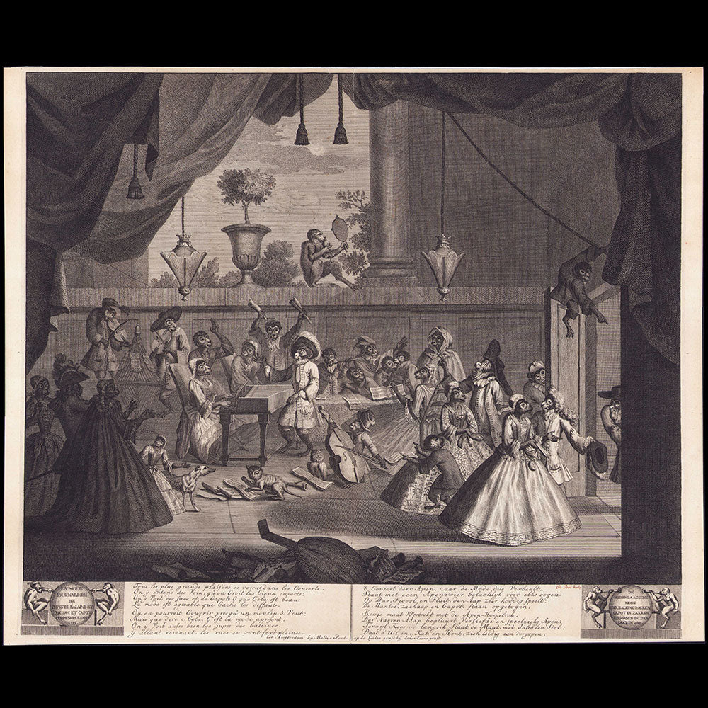 Matthys Pool - La Mode Journalière de Jupes de Balaine (1716)